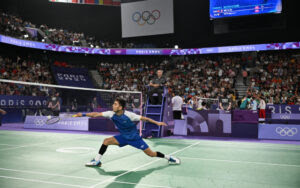 Lakshya Sen in action